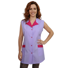 Charger l'image dans la galerie, Manteau de travail pour femme, emmanchures, tunique pour ouvrières, enseignantes, entreprises de nettoyage, code : 1403