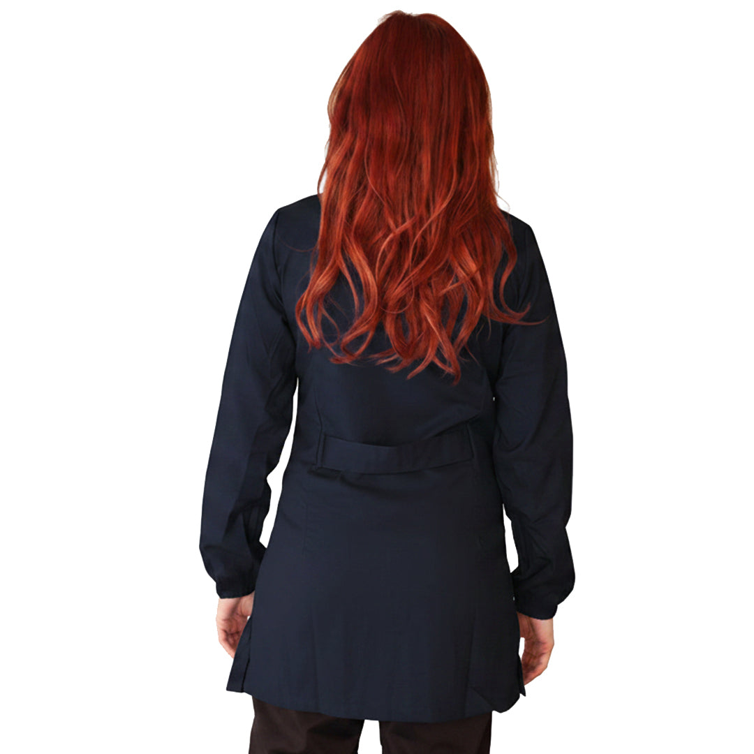 Camice da Lavoro Donna Blu Scuro – Casacca Professionale No-Stiro Cod. 0709