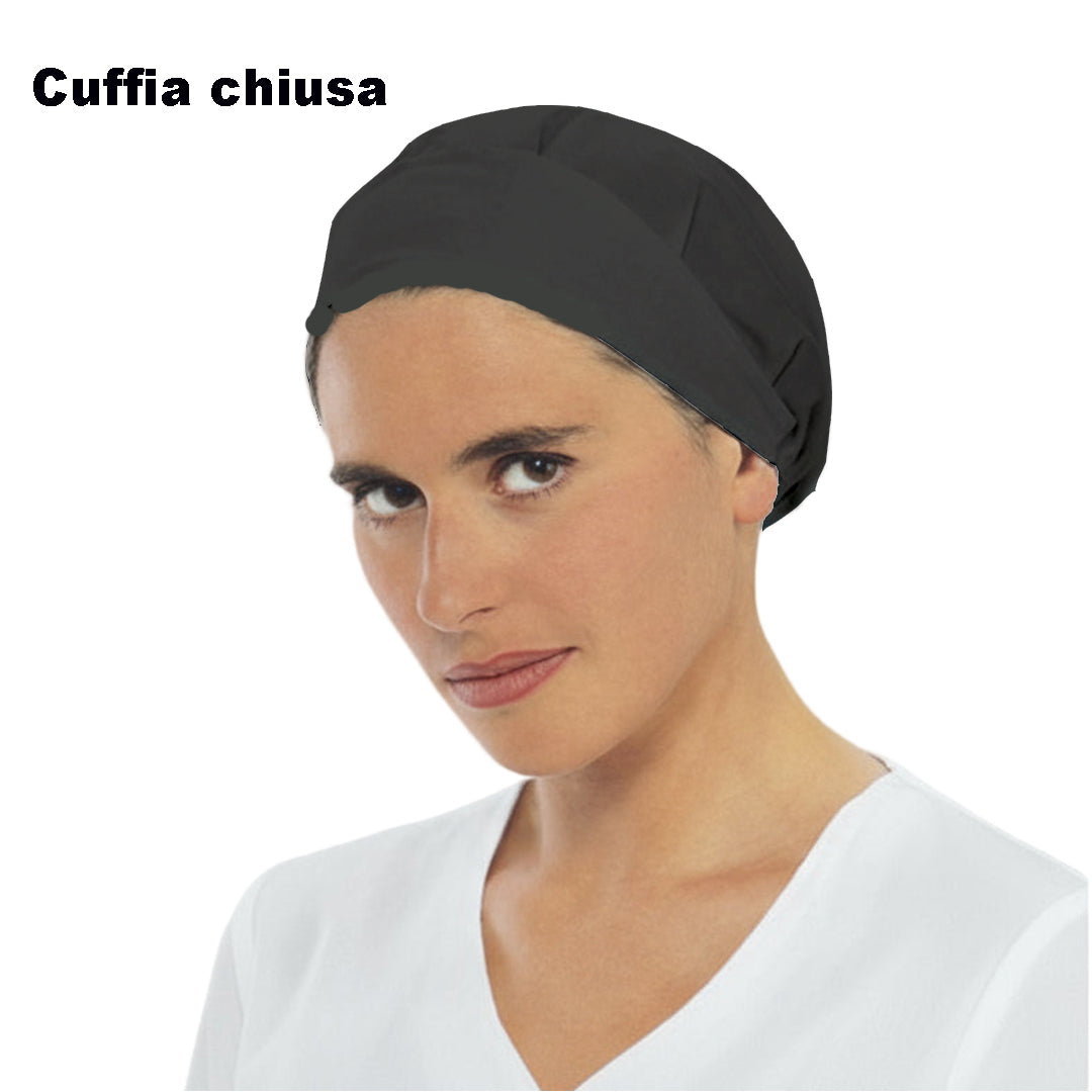 Cuffia da lavoro,copricapo senza rete Nero cod 05262