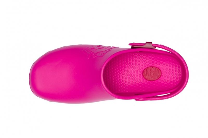 Zoccoli Sanitari Professionali Rosa – Calzuro Light, Cinturino Regolabile | Cod. 8249