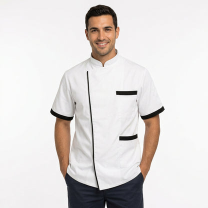Giacca da cuoco unisex a mezza manica | Cod. 1412