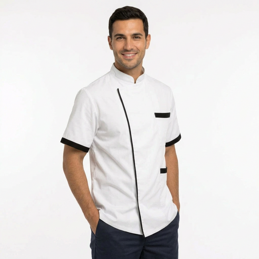 Giacca da cuoco unisex a mezza manica | Cod. 1412