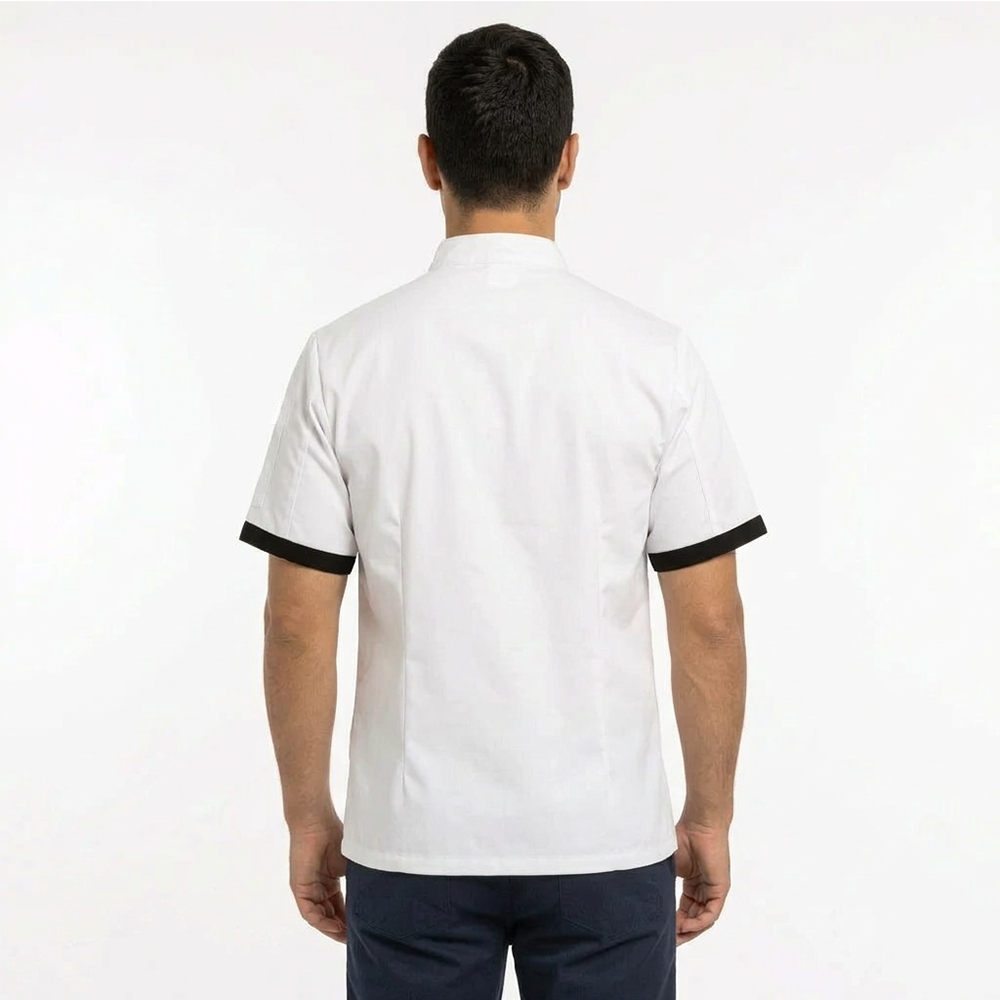 Giacca da cuoco unisex a mezza manica | Cod. 1412