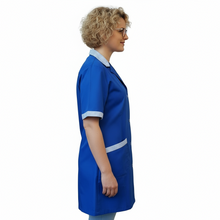 Lade das Bild in den Galerie-Viewer, Camice da lavoro donna,casacca "blue royal" MM cod: 2502
