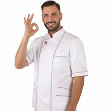Lade das Bild in den Galerie-Viewer, Giacca pizzaiolo "bianco" cod:8026

