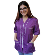 Lade das Bild in den Galerie-Viewer, Casacca,camice da lavoro con zip S.A.S cod: 040321
