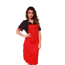 Lade das Bild in den Galerie-Viewer, Grembiule parannanza con pettorina "rosso" cod: 8095
