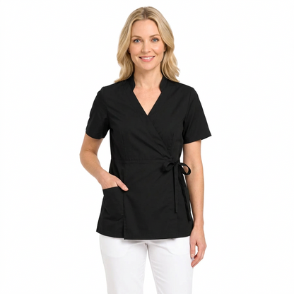 Kimono donna nero per estetista e parrucchiera – Cod. 1147