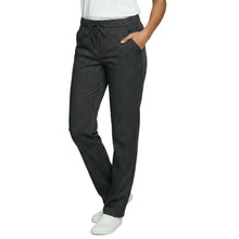 Lade das Bild in den Galerie-Viewer, Pantaloni da cuoco regular-fit "nero gessato" cod:8944
