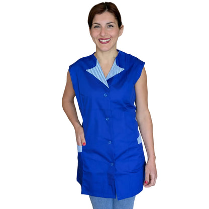 Casacca da Lavoro Donna Giromanica – Blu Royal | Cod. 7227