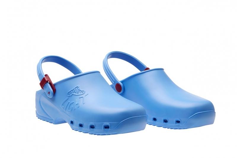 Zoccoli Sanitari Professionali Azzurro – Calzuro Light, Cinturino Regolabile | Cod. 8248