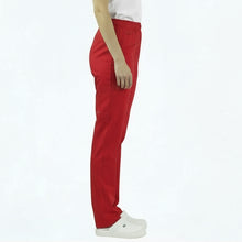 Lade das Bild in den Galerie-Viewer, Pantaloni da Lavoro Unisex Rosso – Cucina, Ristorante, Pasticceria | Cod. 01221
