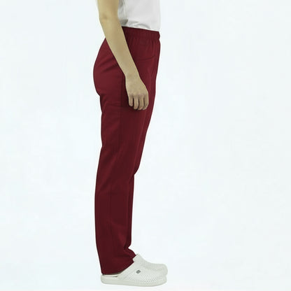 Pantaloni da Lavoro Unisex Bordeaux – Cucina, Ristorante, Pasticceria | Cod. 012212
