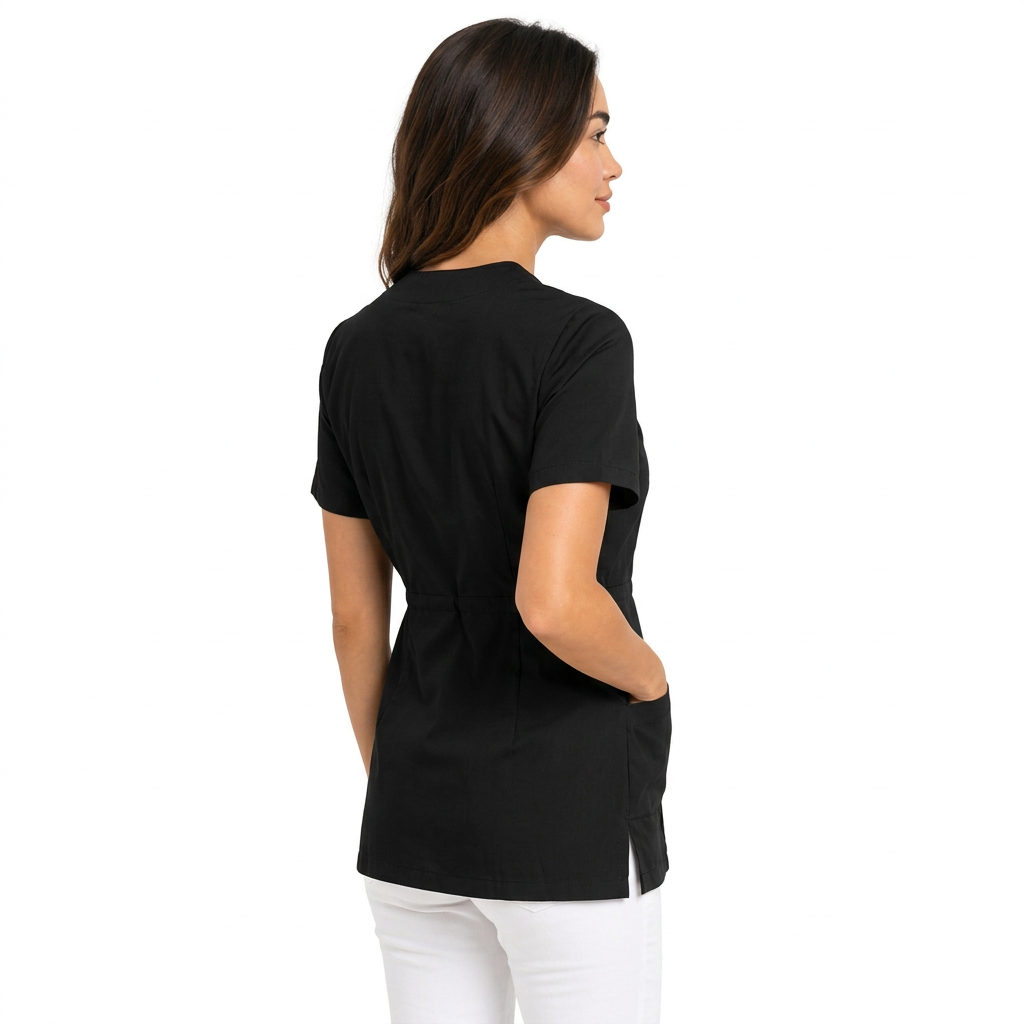 Kimono donna nero per estetista e parrucchiera – Cod. 1147