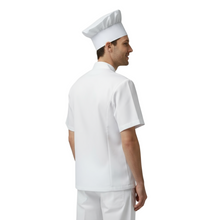 Lade das Bild in den Galerie-Viewer, Giacca da cuoco,pasticciere,panettiere,cotone mezza manica cod: 30922
