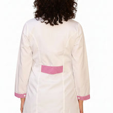 Lade das Bild in den Galerie-Viewer, camice da lavoro donna,casacca slim bianco manica lunga Cod: 0311
