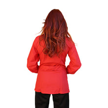 Lade das Bild in den Galerie-Viewer, Camice da lavoro,casacca zip "rosso" ML Cod:1606
