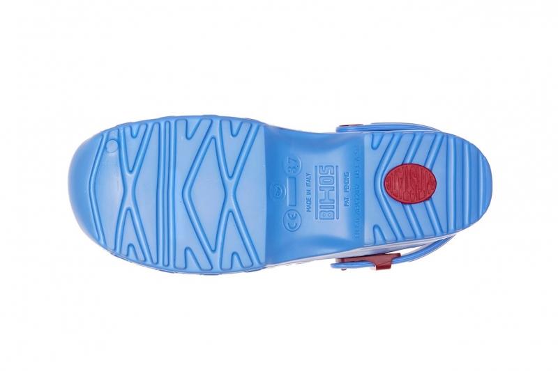 Zoccoli Sanitari Professionali Azzurro – Calzuro Light, Cinturino Regolabile | Cod. 8248