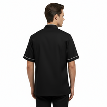 Lade das Bild in den Galerie-Viewer, Camici da Lavoro Uomo,nero con Zip, da Laboratorio,medicale,per Cucina,Casacca da Lavoro COD: 25051
