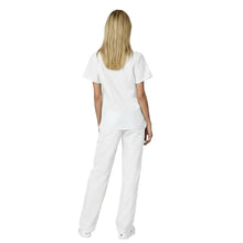 Lade das Bild in den Galerie-Viewer, Divisa da lavoro,completa,unisex,collo V "bianco" cod: 8378
