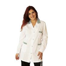 Lade das Bild in den Galerie-Viewer, Camice da Lavoro Donna Profilo Rigo Verde – Alimentari, Colf, Maestra, Estetista | Cod. 2110
