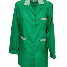 Lade das Bild in den Galerie-Viewer, Camice da lavoro donna,casacca verde con profilo ML cod: 7722

