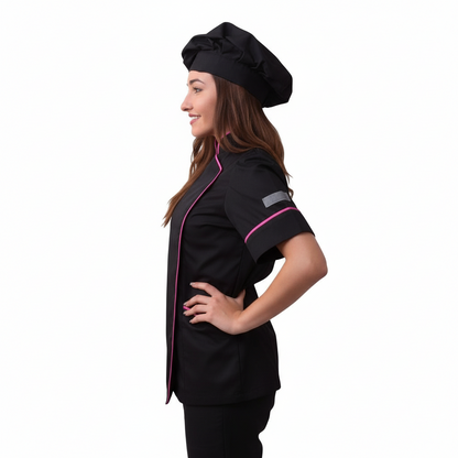 Giacca Chef Donna Sciancrata – con Profilo | Made in Italy | Cod. 22871