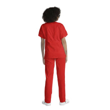 Lade das Bild in den Galerie-Viewer, Divisa da Lavoro Completa Unisex Rossa – Casacca + Pantaloni, Scollo V | Cod. 28088
