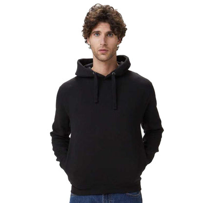 Felpa Maxi Print con Cappuccio Nera – Ideale per Stampe Personalizzate | Cod. PA335