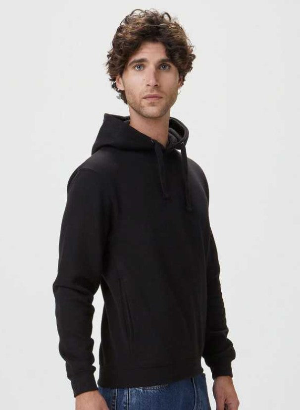 Felpa Maxi Print con Cappuccio Nera – Ideale per Stampe Personalizzate | Cod. PA335