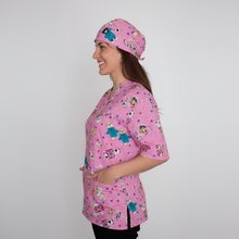 Lade das Bild in den Galerie-Viewer, casacca da lavoro, fumetto+bandana "ROSA" cod: 999
