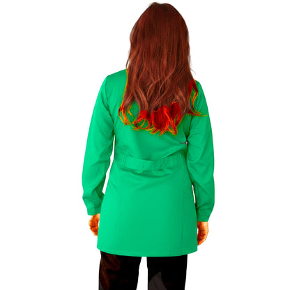Casacca da Lavoro Donna Verde con Profilo - Manica Lunga | Cod. 7722