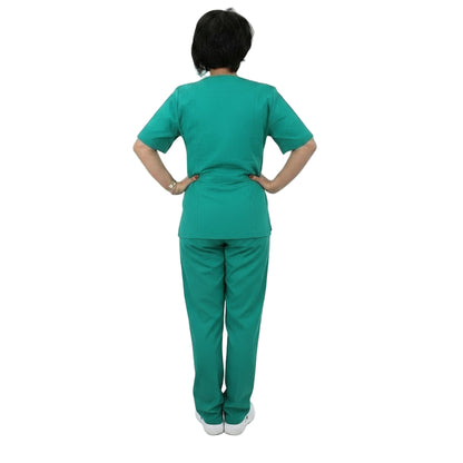 Divisa da lavoro con zip verde cod: 8323