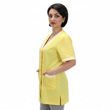 Lade das Bild in den Galerie-Viewer, Camice da lavoro,casacca donna MM "giallo" cod: 7258
