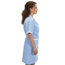 Lade das Bild in den Galerie-Viewer, Camice da lavoro,  quadretto azzurro MM cod: 7289
