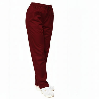 Pantaloni da Lavoro Unisex Bordeaux – Cucina, Ristorante, Pasticceria | Cod. 012212