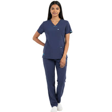 Lade das Bild in den Galerie-Viewer, Divisa Sanitaria Donna Elasticizzata Blu Scuro – Cod. B9145
