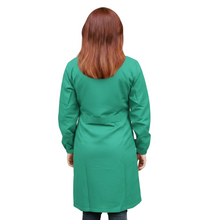 Lade das Bild in den Galerie-Viewer, Camice da lavoro verde lungo ML con inserto cod: 9091
