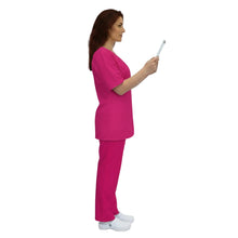Lade das Bild in den Galerie-Viewer, Divisa da lavoro,completa,da donna con zip "Fuchsia" cod: 1507
