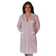 Lade das Bild in den Galerie-Viewer, camice da lavoro, lungo quadretto rosa ML cod:7456
