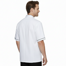 Lade das Bild in den Galerie-Viewer, Giacca cuoco "light" bianco cod: 7692
