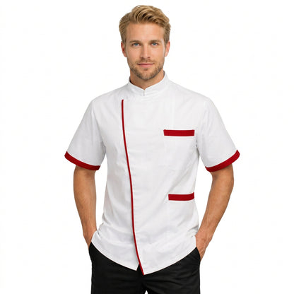 Giacca da cuoco unisex a mezza manica – Cod. 1415