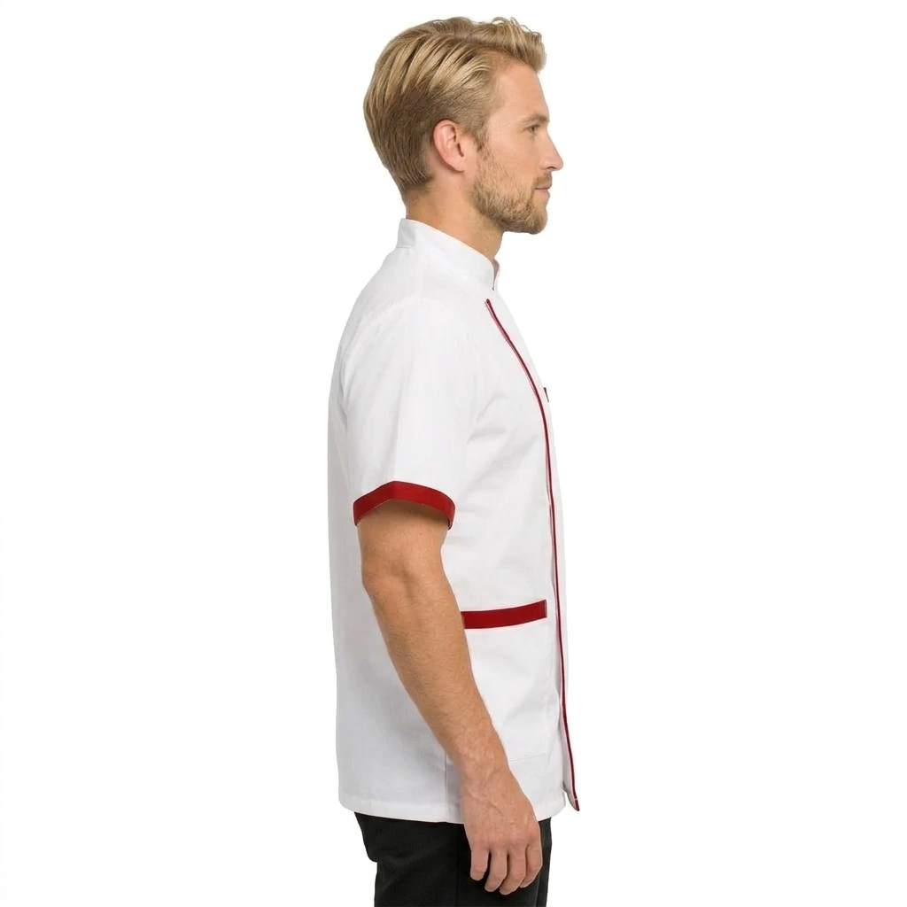 Giacca da cuoco unisex a mezza manica – Cod. 1415