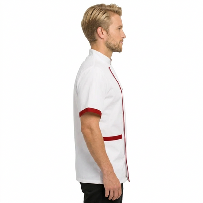 Giacca da cuoco unisex a mezza manica – Cod. 1415
