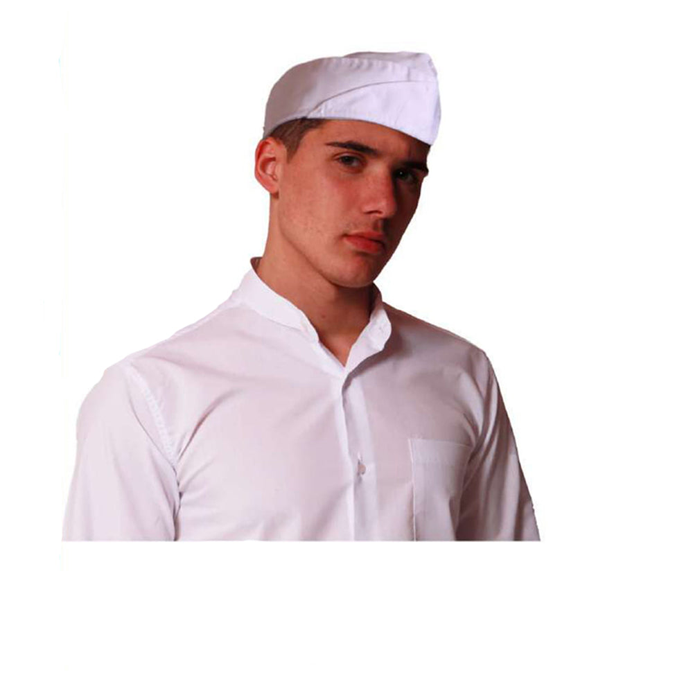 Cappellino da Lavoro a Barchetta Bianco – Taglia Unica | Cod. 0513