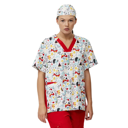 Casacca unisex + bandana tessuto elasticizzato cod: B9861