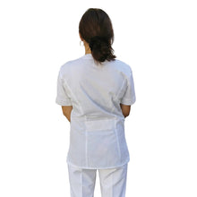 Lade das Bild in den Galerie-Viewer, Camice,casacca da lavoro donna, Modello beauty Bianco Cod:290723

