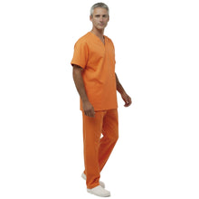Lade das Bild in den Galerie-Viewer, Divisa da lavoro,completa,unisex,scollo V "arancio" cod: 8316
