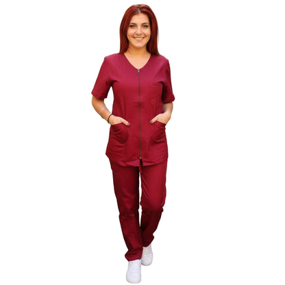 Divisa zip donna bordeaux cod: 8361