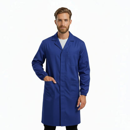 Camice da Laboratorio Unisex Blu – 100% Cotone Made in Italy cod 269221